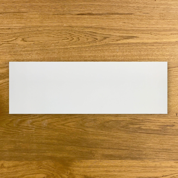 Sense White 75x300mm Gloss Wall Tile (1.125m2 box)
