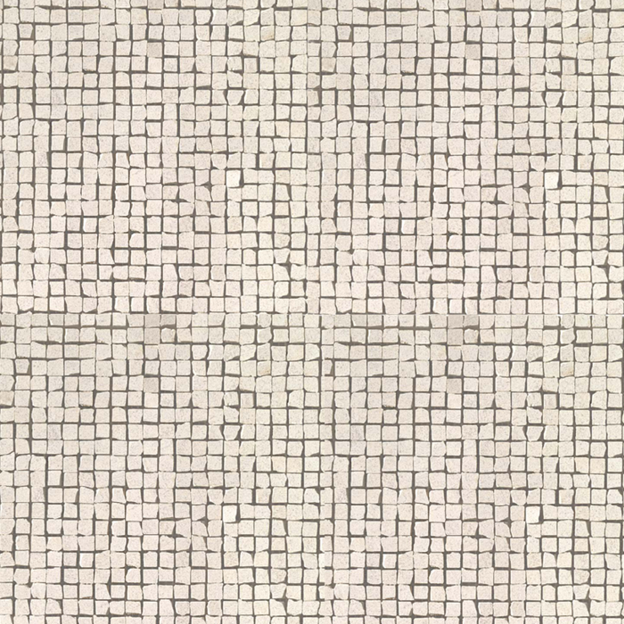 Marvel Stone Clauzetto White Tumbled Mosaic Matte 300x300mm Wall Tile (0.54m2 box)