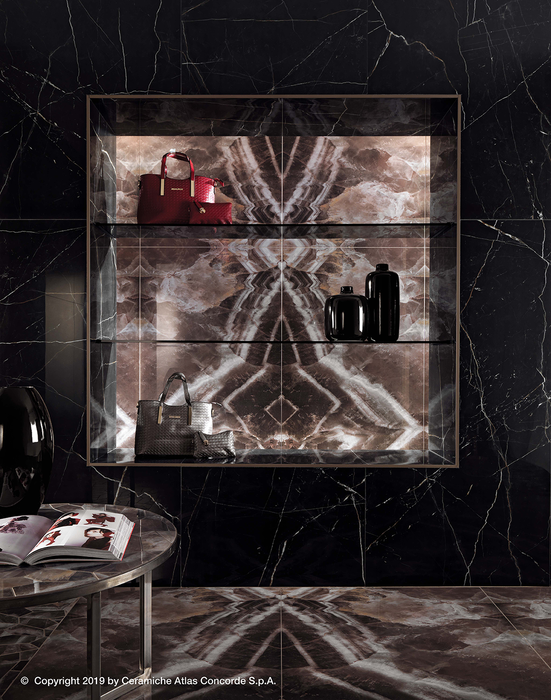Marvel Dream Black Atlantis 600x600mm Matte Finish Floor Tile (1.08m2 box)