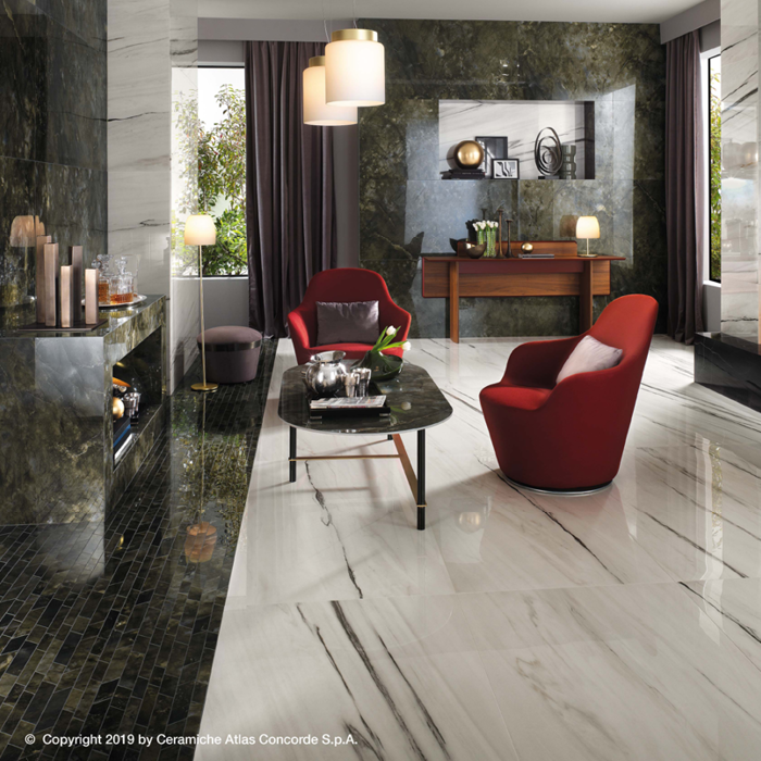 Marvel Dream Bianco Fantastico 600x600mm Polished Finish Floor Tile (1.08m2 box)