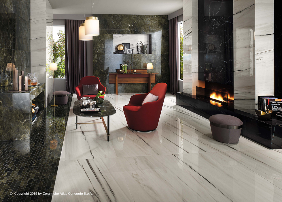 Marvel Dream Bianco Fantastico 600x600mm Polished Finish Floor Tile (1.08m2 box)