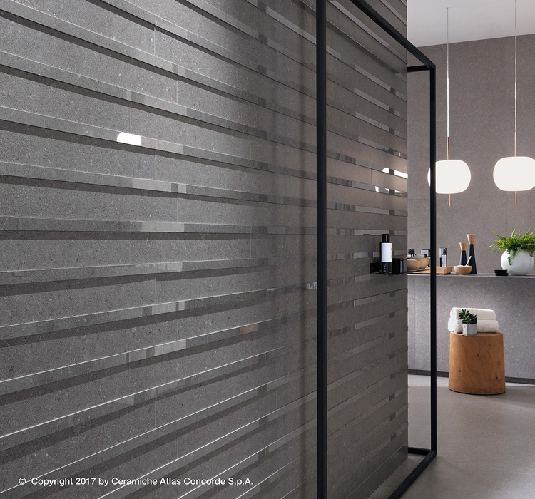 Kone Grey Linea 300x600mm 3D Finish Wall Tile (0.54m2 box)