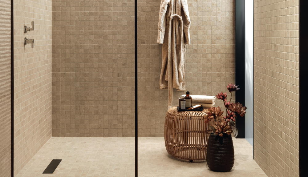 Lims Ivory 300x300mm Mosaico Tumbled Matte Finish Floor Tile (0.9m2 box)