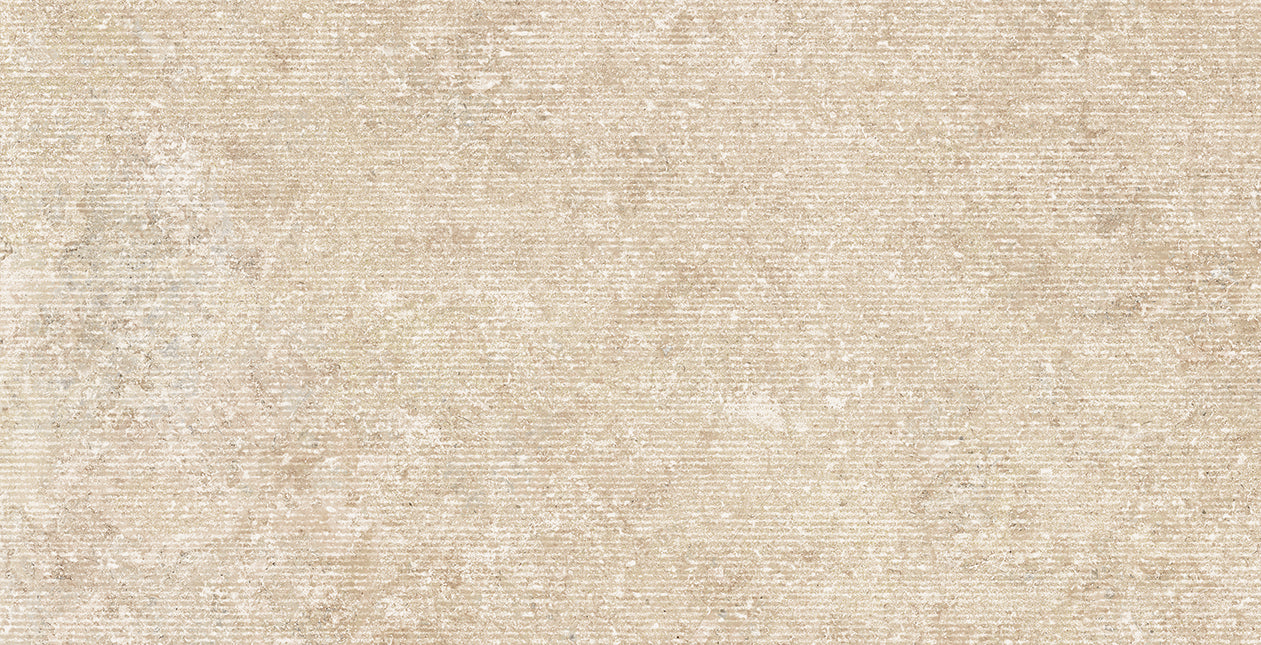 Lims Beige 375x750mm Line Matte Finish Wall Tile (1.12m2 box)