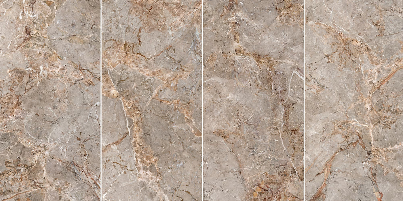 Breccia Argentum 1200x2800mm Matt Floor/Wall Tile (3.36m2 per box)