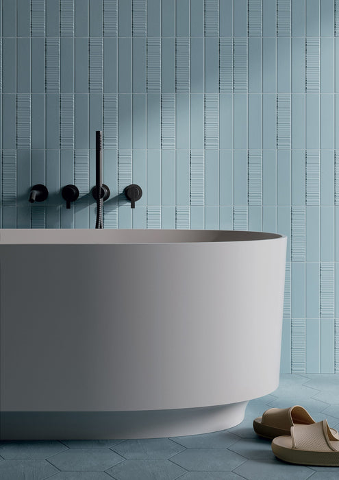 Dust Niagara Subway 50x200 Line Textured Wall Tile (0.44m2 box)