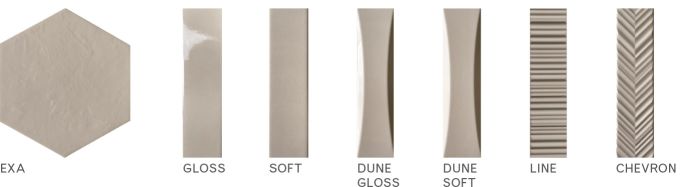 Dust Dove Hexagon 200x175 Matt Finish Wall/Floor Tile (0.71m2 box)