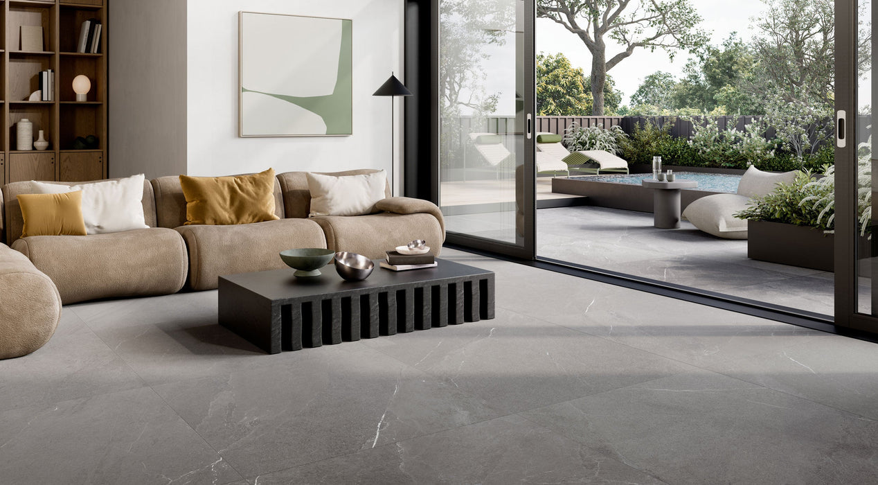 Angers Dark 600x1200mm Grip Floor Tile (1.44m2 per box)