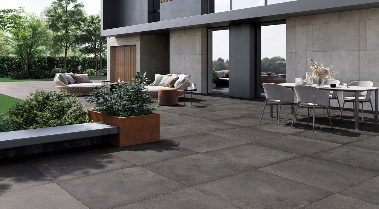 Loft Dark Grey 600x600mm  Matte Floor/Wall Tile (1.08m2 per box)