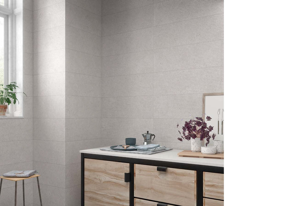Kalksten Artic 600x1200mm Matt Floor/Wall Tile (1.44m2 per box)