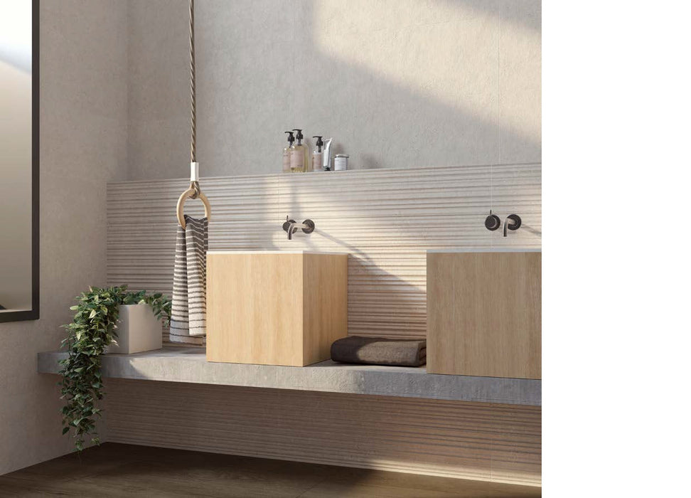 Kalksten Earth 600x1200mm Matt Floor/Wall Tile (1.44m2 per box)
