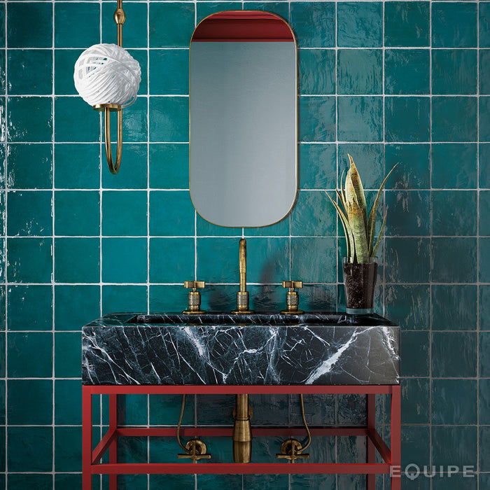 La Riviera Quetzal Gloss Wall Tile 132x132mm (1.00m2 box)