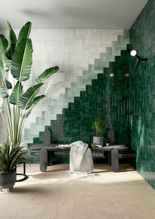 Small Emerald 51x161mm Gloss Wall Tile (0.54m2 box)