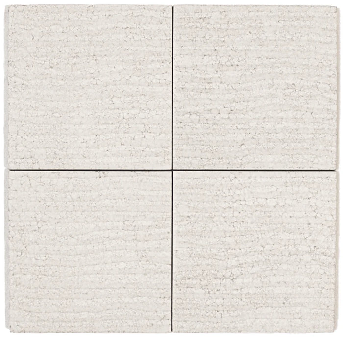 Le Terre Bianco Decoro 100x100mm Matt Floor/Wall Tile (0.5m2 per box)