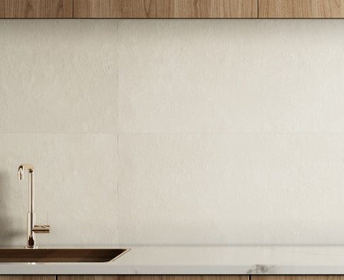 Newclay White Sparkly 300x600mm Matte Wall/Floor Tile (1.44m2 Per Box)