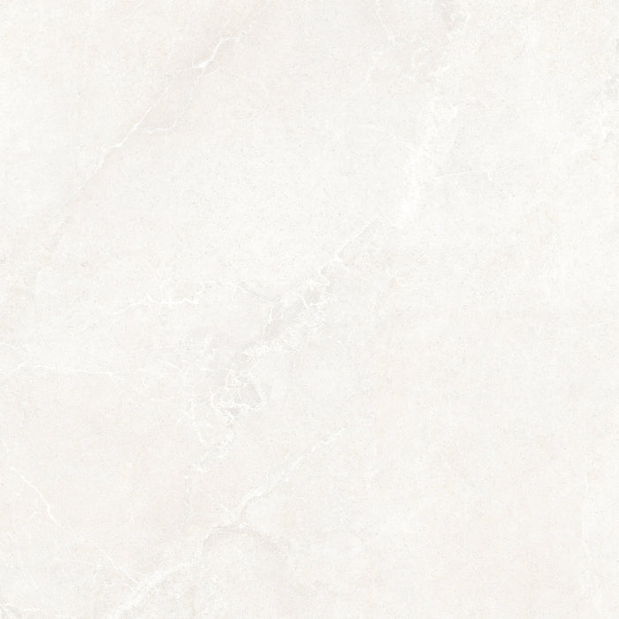 Noble Stone White 600x600mm Matt Floor/Wall Tile (1.08m2 per box)