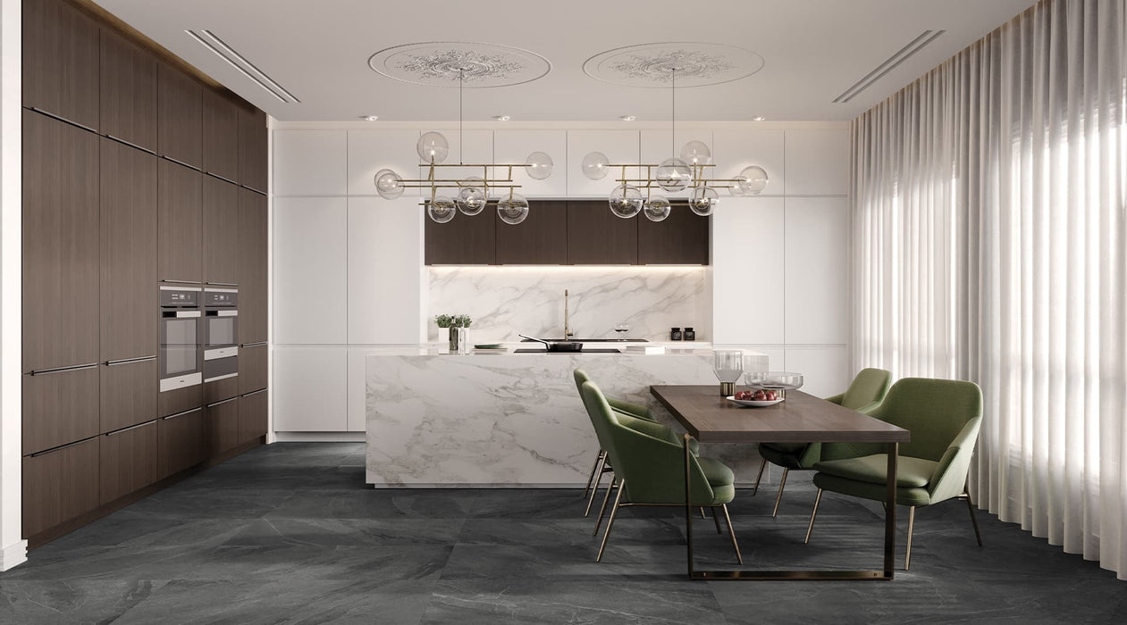 Nord Carbon 600x600mm Matte Floor/Wall Tile (1.43m2 per box)