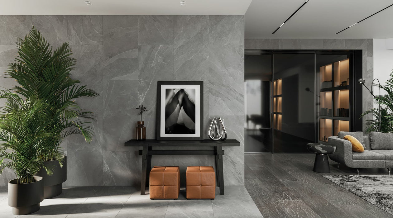 Nord Chromium 300x600mm Matte Floor/Wall Tile (1.06m2 per box)