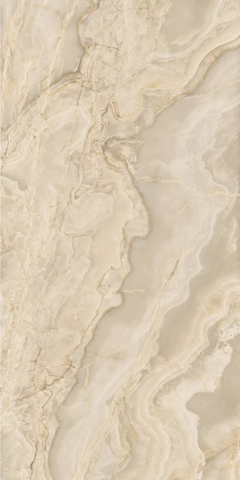 Onice Iride Ambra 1200x2800mm Lappato Floor/Wall Tile (3.36m2 per box)