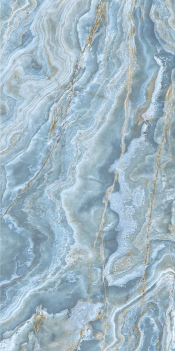 Onice Iride Cobolto 1200x2800mm Lappato Floor/Wall Tile (3.36m2 per box)