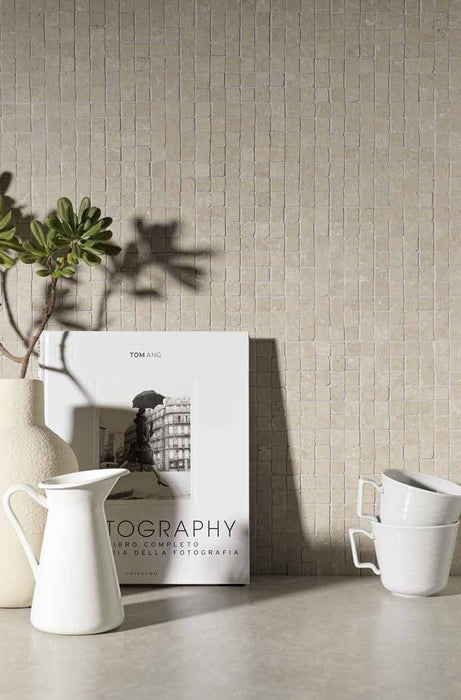 Chianca Otranto Grigio 300x300mm Spaccatella Mosaic Tile (0.54m2 per box)