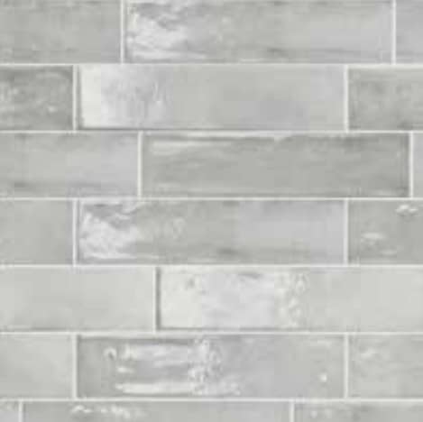 Bank Grey 60x250mm Gloss Wall Tile (0.75m2 box)