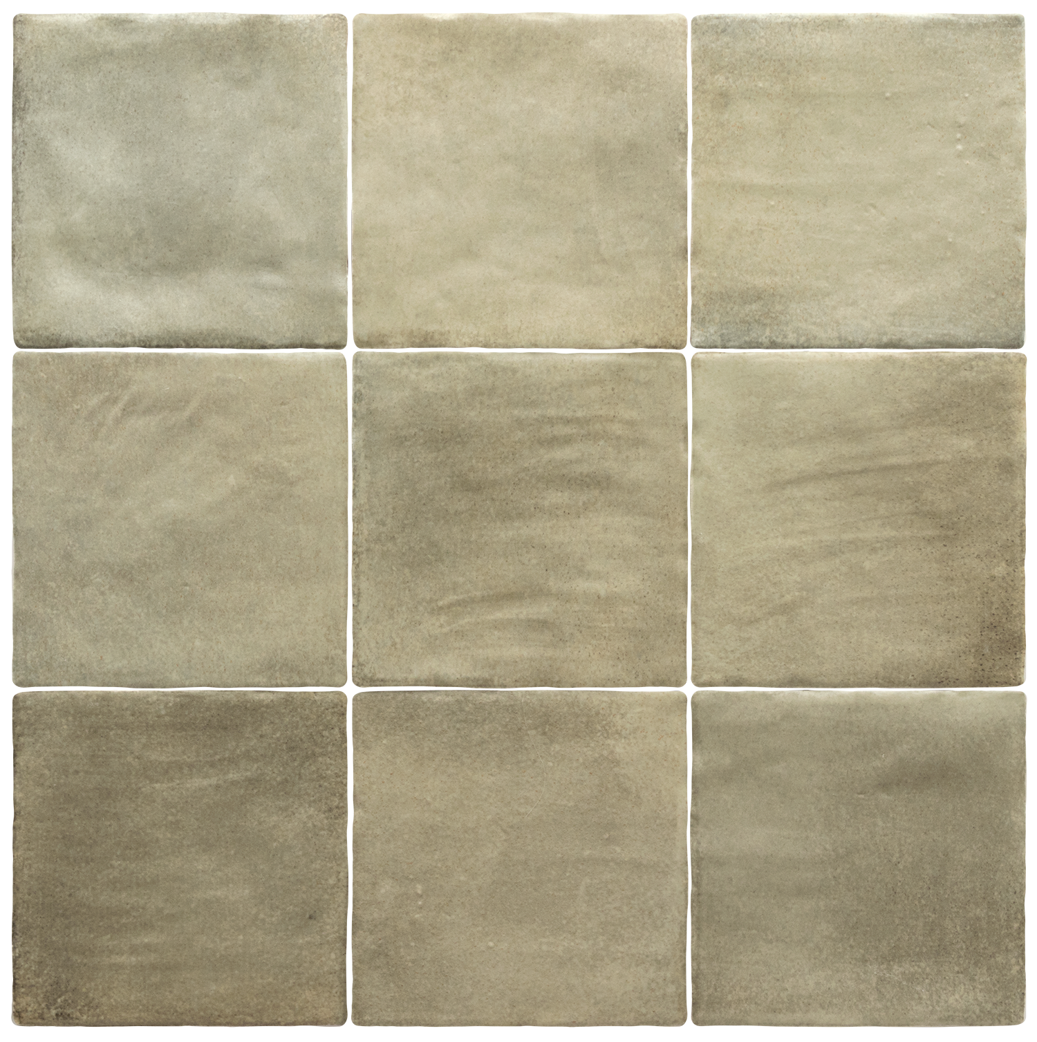 Sabbia Weald Green 100x100mm Matt Wall Tile (0.6m2 box)