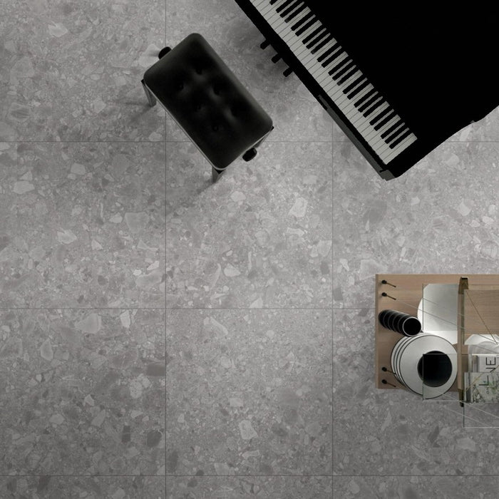 Lux Terrazzo Stone 600x600mm Natural Floor Tile (1.44m2 box)