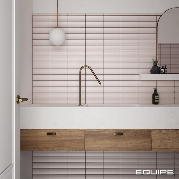 Vibe Out Fair Pink Matt 65x200mm Wall Tile (0.50m2 box)
