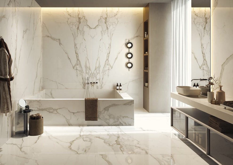 Calacatta Oro 1200x2800mm Lappato Floor/Wall Tile (3.36m2 per box)
