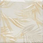 Clay Flower Mustard 100x100mm Gloss Finish Wall Tile (Per Piece)