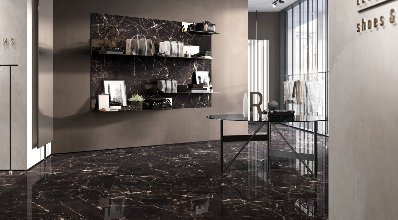 Canova Lastre Emperador 1200x2800mm Lappato Floor/Wall Tile (3.36m2 per box)