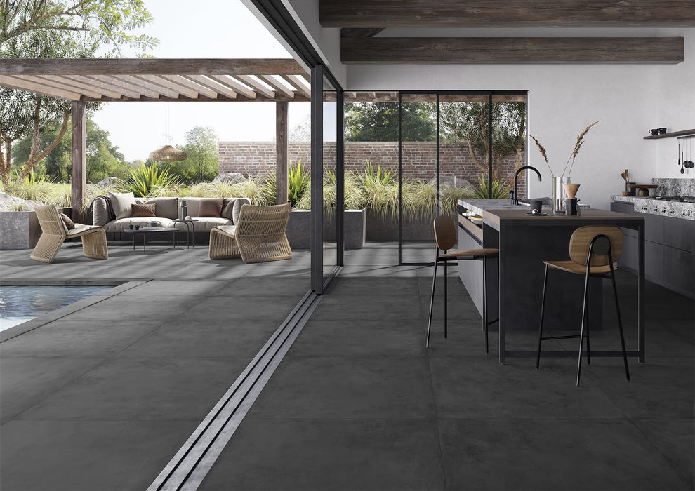 Hurban Graphite 1200x2800mm Matt Floor/Wall Tile (3.36m2 per box)