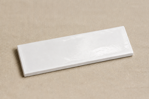 Mallorca White 65x200mm Pearlescent Wall Tile — hero product shot
