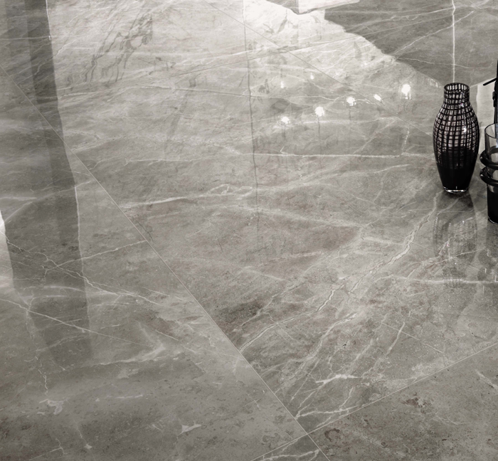 Marvel Pro Grey Fleury 450x900mm Polished Finish Floor Tile — image 3