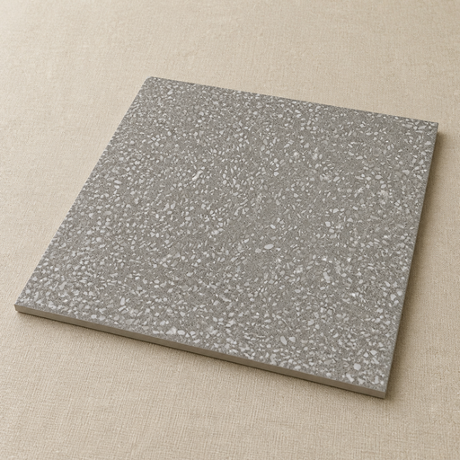 Marvel Gems Terrazzo Grey 600x600mm Matte Finish Floor Tile - hero product shot