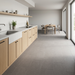 Kone Grey 300x600mm Matte Finish Floor Tile — kitchen setting