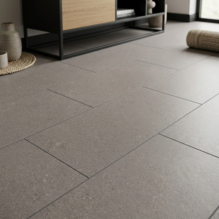Kone Grey 300x600mm Matte Finish Floor Tile — surface detail