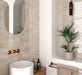 Tribeca Oatmeal 60x246mm — bathroom setting