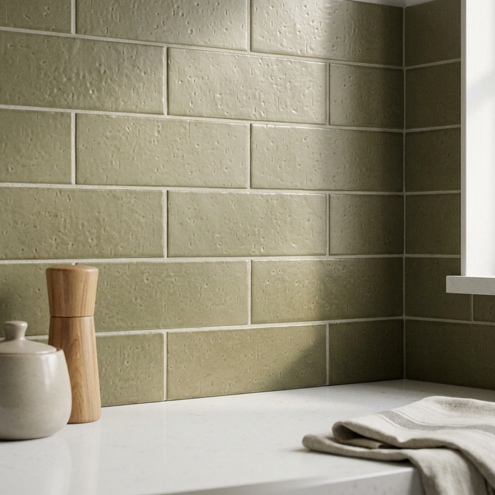Kalma Selva Matt Wall Tile 60x186mm - surface detail