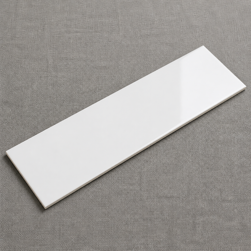 Sense White 200x600mm Gloss Wall Tile — hero product shot