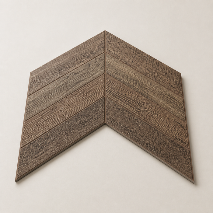 Nash Light Brown Chevron 325x450mm Floor Tile - image 3