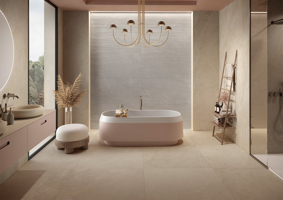 Noble Stone Beige 300x600mm Matt Floor/Wall Tile (1.26m2 per box)