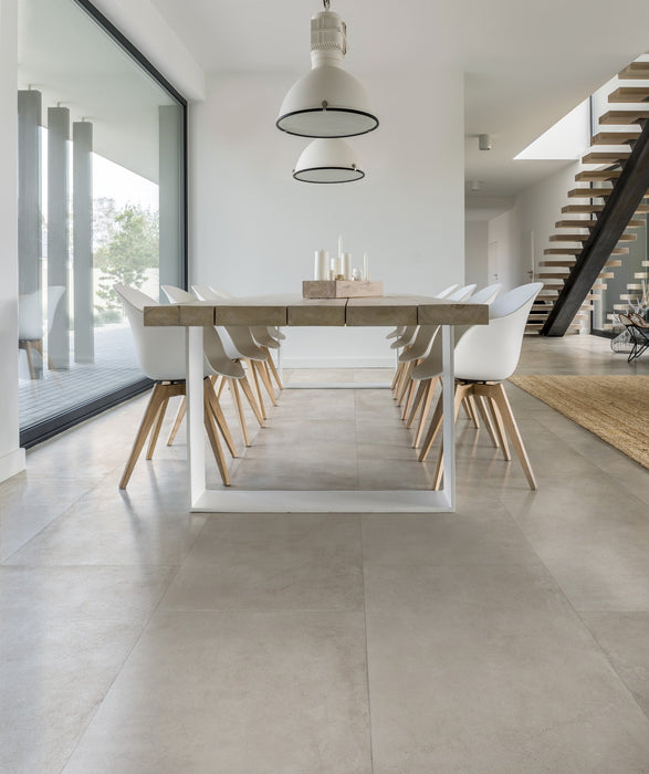 Parker White 600x1200mm Matte Floor/Wall Tile (1.44m2 per box)