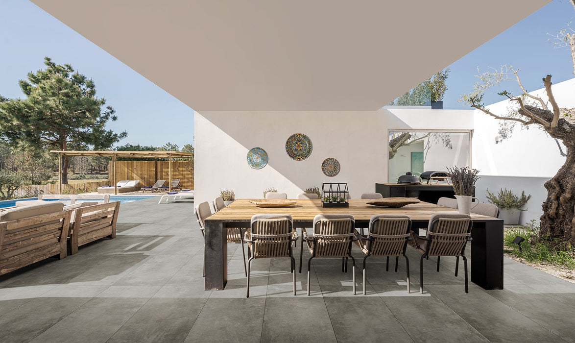Parker Silver 600x1200mm Matte Floor/Wall Tile (1.44m2 per box)