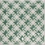 Clay Pattern Emerald 100x100mm Gloss Finish Wall Tile (Per Piece)