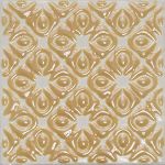 Clay Pattern Mustard 100x100mm Gloss Finish Wall Tile (Per Piece)