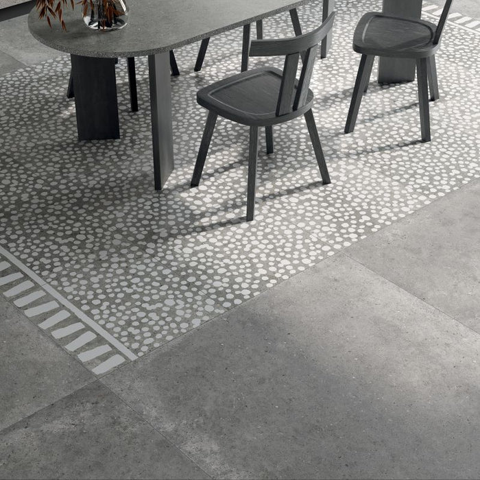Poetry Stone Carpet Grey 600x600mm Matt Floor Tile (1.08m2 box)