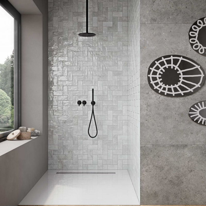 Poetry Colours Pearl 75x150mm Gloss Wall Tile (0.5m2 box)