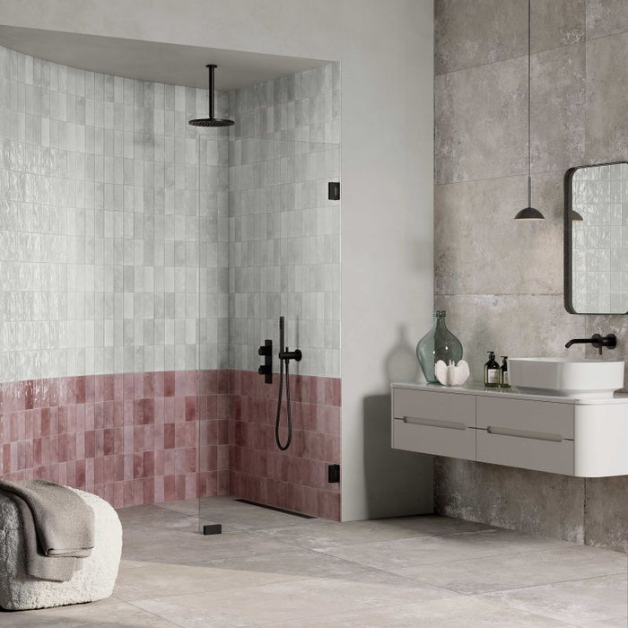Poetry Colours Pearl 75x150mm Gloss Wall Tile (0.5m2 box)